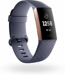 fitbit charge v3 blauw grijs
